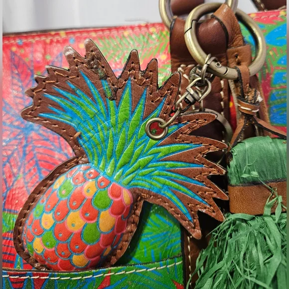 Patricia Nash Rena Tropical Summer Festival Tote - EUC - Picture 4 of 16